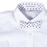 Camicia a Tinta Unita con Papillon incluso Bambino Brian Rush JVBIANCO - BRIAN RUSH - LuxuryKids