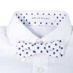 Camicia a Tinta Unita con Papillon incluso Bambino Brian Rush JVBIANCO - BRIAN RUSH - LuxuryKids