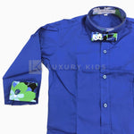 Camicia a Tinta Unita con Papillon incluso Bambino Brian Rush KV188 - BRIAN RUSH - LuxuryKids