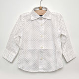 Camicia Elegante Bianco con Fantasia Fiocchi di Neve Per Neonato Manuell & Frank MF3014N - MANUELL&FRANK - LuxuryKids