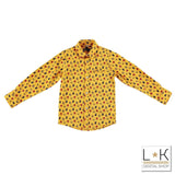 Camicia Elegante in Cotone con Stampa e Pochette Incorporata Bambino Sarabanda T320 - SARABANDA - LuxuryKids