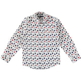 Camicia Elegante in Cotone con Stampa e Pochette Incorporata Bambino Sarabanda T320B - SARABANDA - LuxuryKids