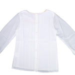 Camicia elegante in seta neonata panna PATACHOU 2333938 - PATACHOU - LuxuryKids