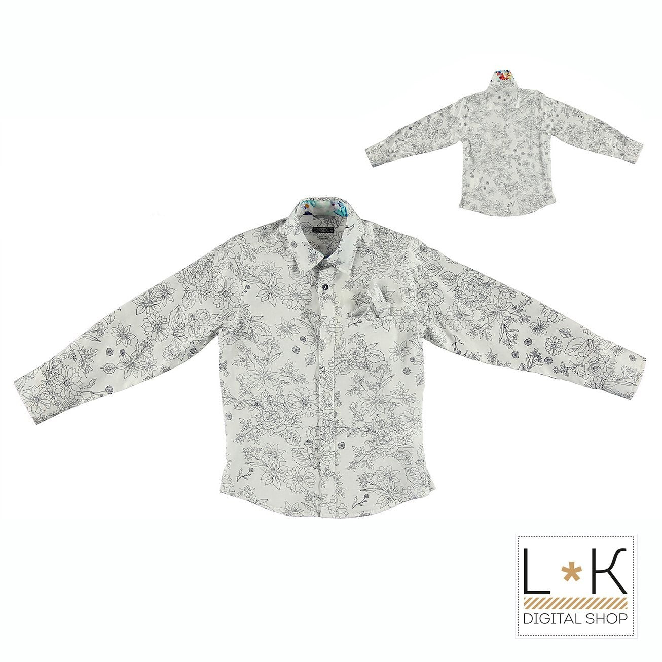 Camicia Fantasia Bambino Sarabanda Q314 - SARABANDA - LuxuryKids