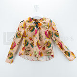 Camicia girocollo Manica lunga con Stampa Bambina Lia Lea BL03436 - LIALEA - LuxuryKids