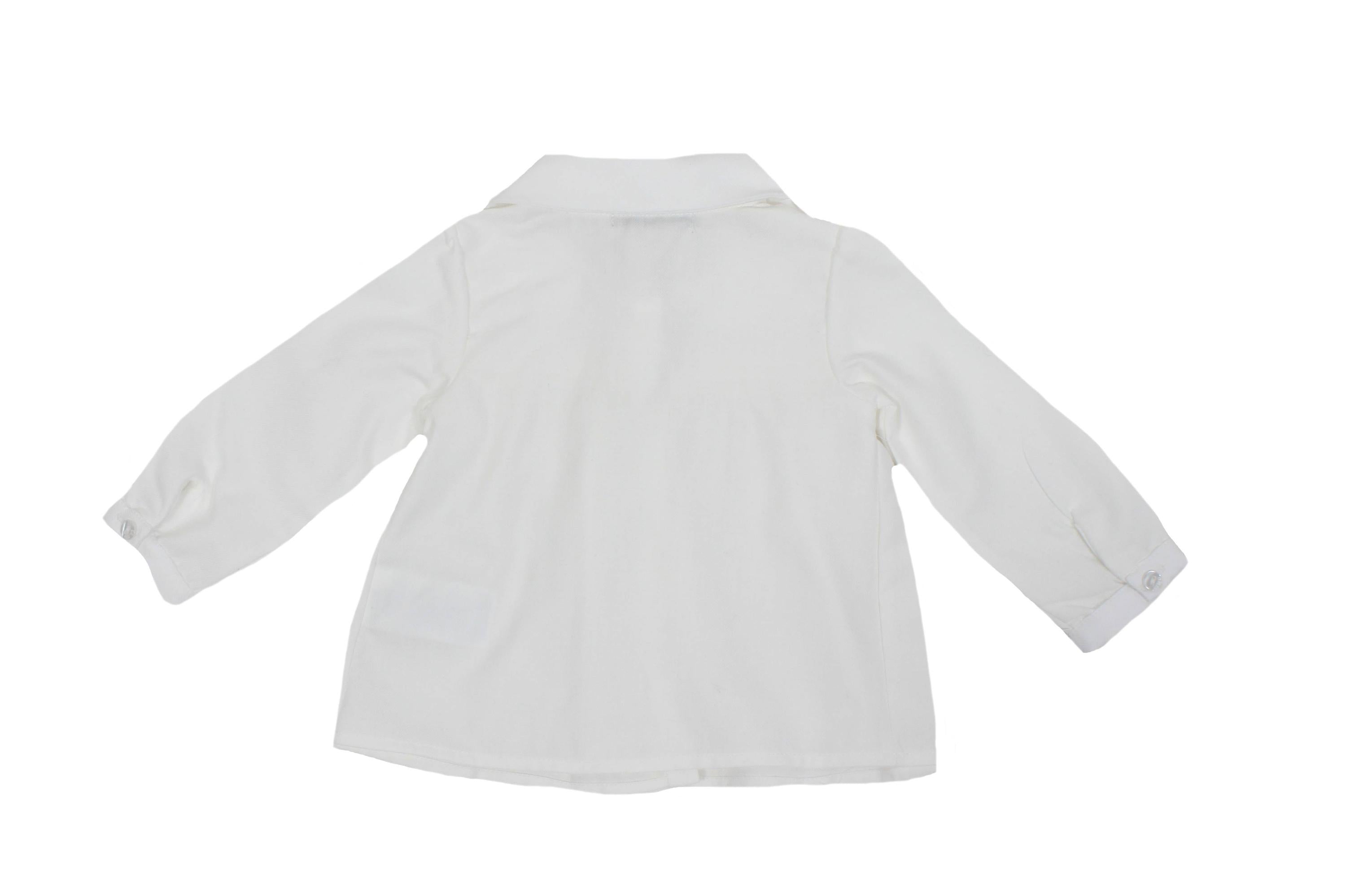 Camicia Svasata Cotone Panna Bambina Dr. Kids 337 - DR.KID - LuxuryKids