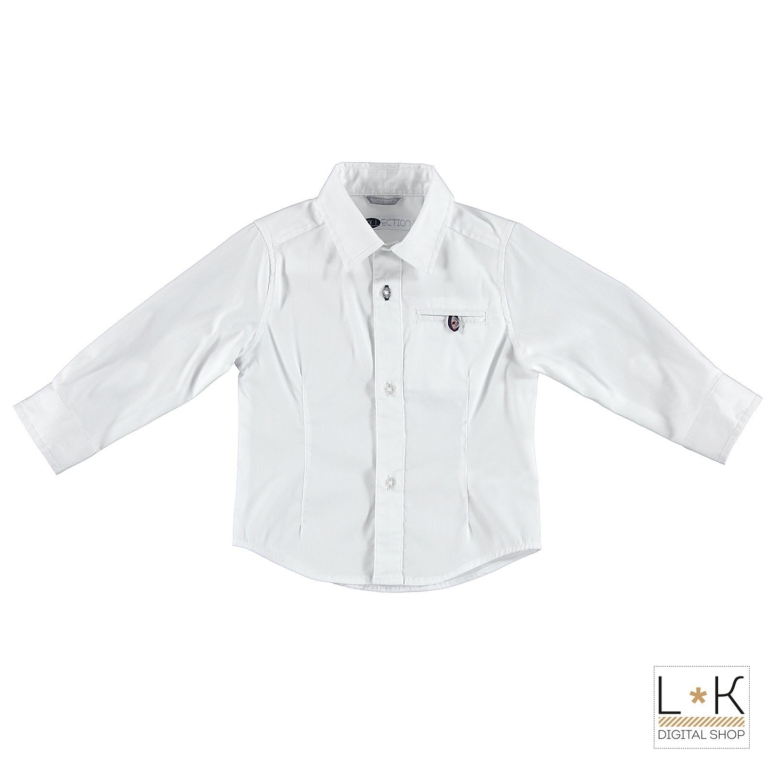 Camicia Tinta Unita Bambino Sarbanda S113 - SARABANDA - LuxuryKids