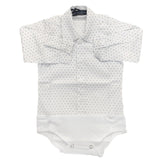 Camicia-Body Micro Stelle blu elettrico  Neonato  Bianco Manuell & Frank M3283 - MANUELL&FRANK - LuxuryKids