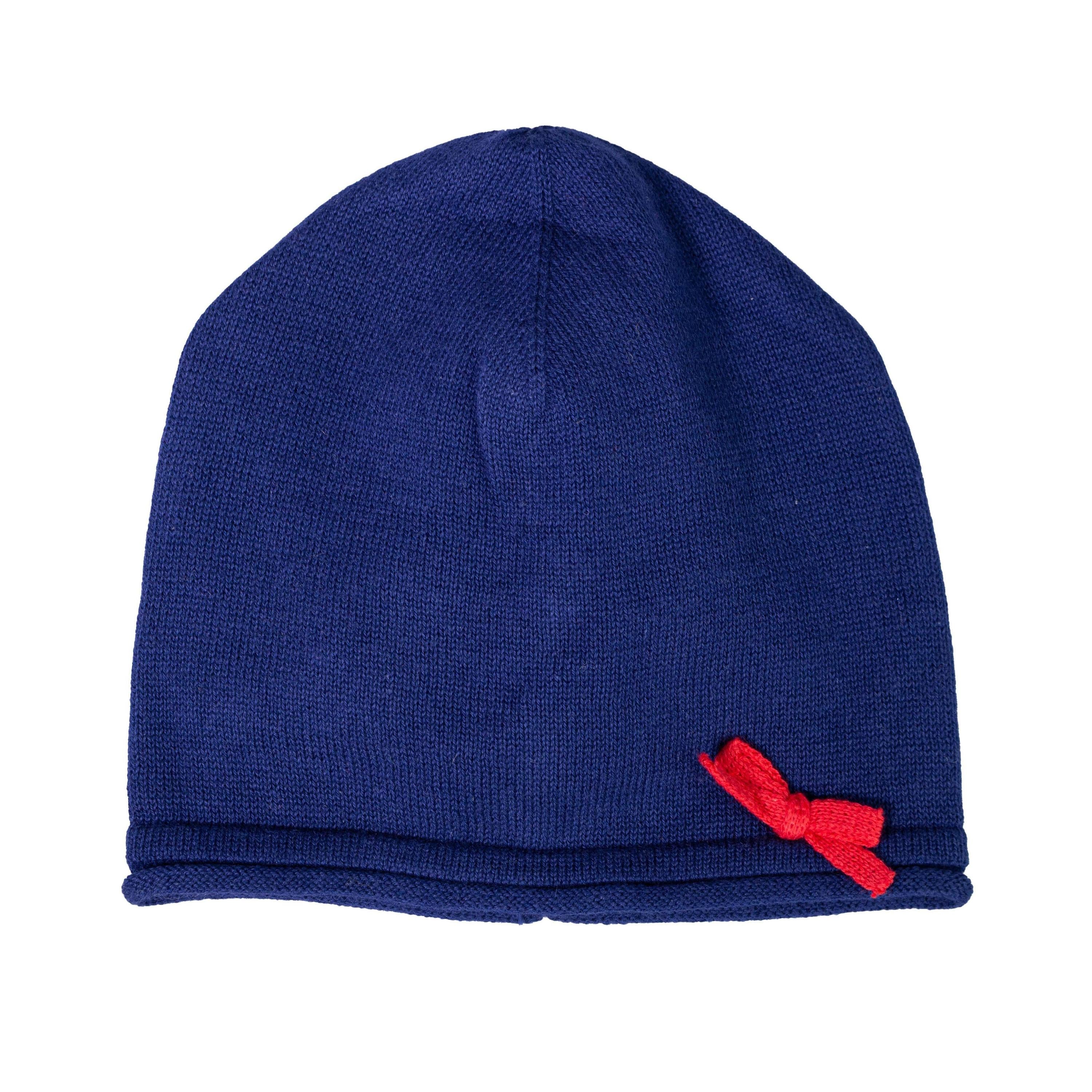 Capello Cotone Blu Neonata MINIBANDA 360 - MINIBANDA - LuxuryKids