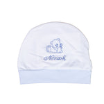 Cappellino In cotone Con Orso Per Neonato Ninnaoh E20228 - NINNAOH - LuxuryKids