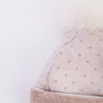 Cappellino In Lana Con Pompon Rosa Antico Neonata LA SARTORIA DEI PICCOLI LK854 - LA SARTORIA DEI PICCOLI - LuxuryKids