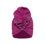 Cappello In Cotone Effetto Turbante Neonata BARBARAS CB18 - BARBARAS - LuxuryKids