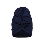 Cappello In Cotone Effetto Turbante Neonata BARBARAS CB18 - BARBARAS - LuxuryKids