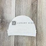 Cappello In Cotone In Tinta Unita Bianco Neonata PATACHOU 2233001 - PATACHOU - LuxuryKids