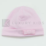 Cappello In Cotone Rosa Neonata LA SARTORIA DEI PICCOLI LK756 - LA SARTORIA DEI PICCOLI - LuxuryKids