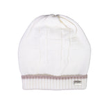 Cappello In Lana 100% Con Treccia Neonato NINNAOH I20358 - NINNAOH - LuxuryKids