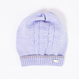 Cappello In Lana 100% Con Treccia Neonato NINNAOH I20358 - NINNAOH - LuxuryKids