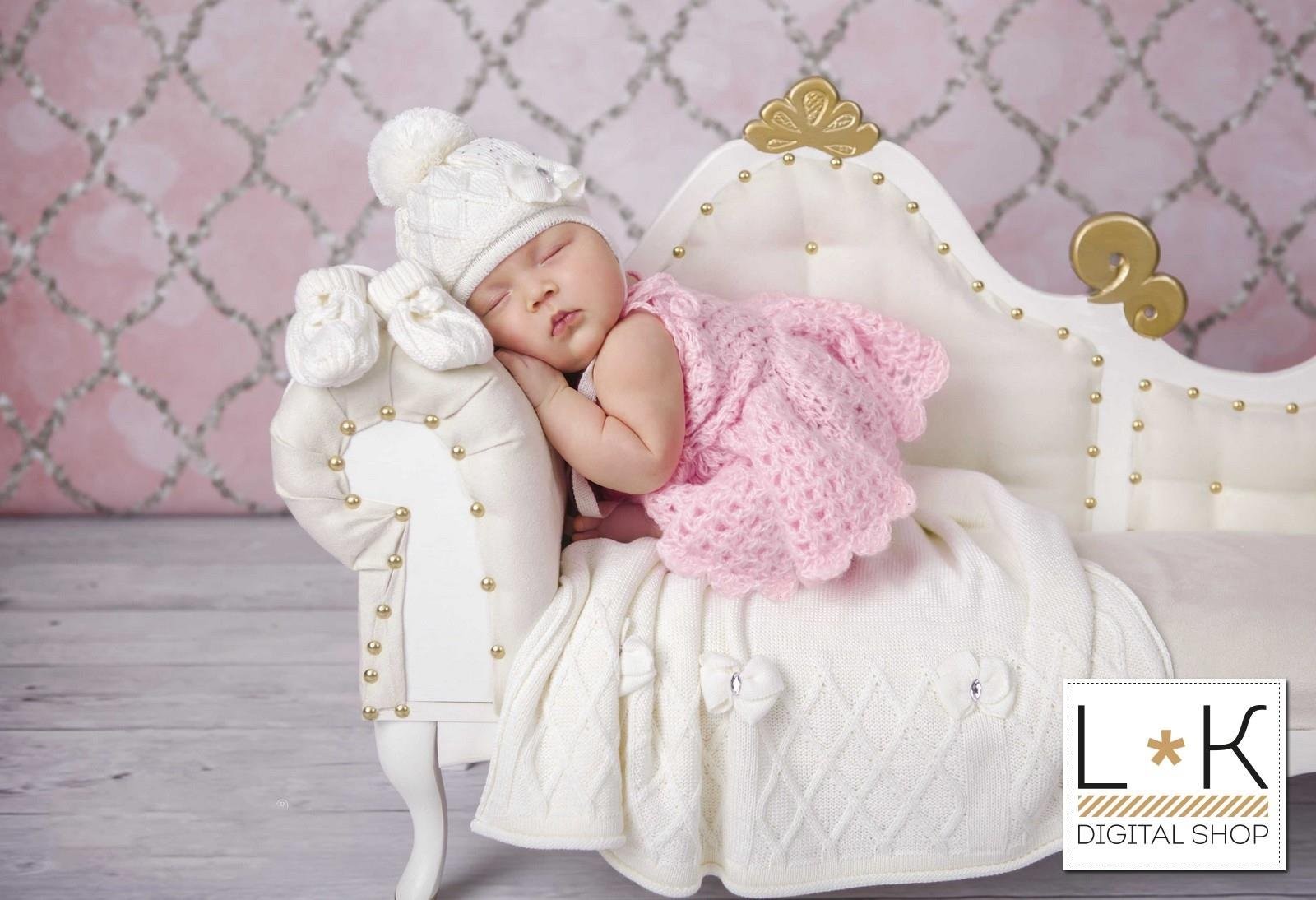 Cappello Misto Lana Con Pon Pon Neonata BARBARAS WP09 - BARBARAS - LuxuryKids