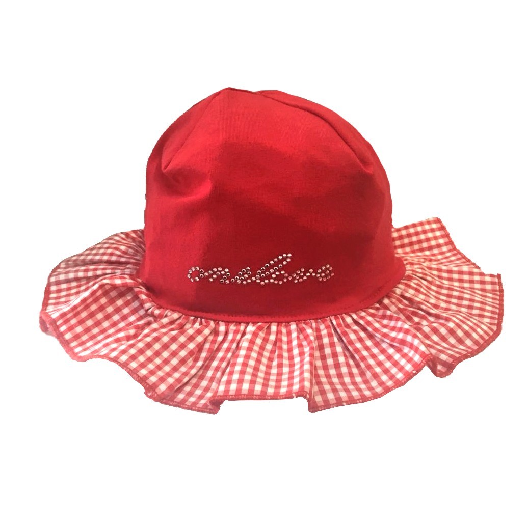 Cappello Pescatore in Caldo Cotone Rosso One Love C03 - ONE LOVE - LuxuryKids