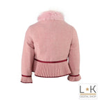 Cappotto Corto Rosa Neonata Piccola Speranza PS16093 - PICCOLA SPERANZA - LuxuryKids