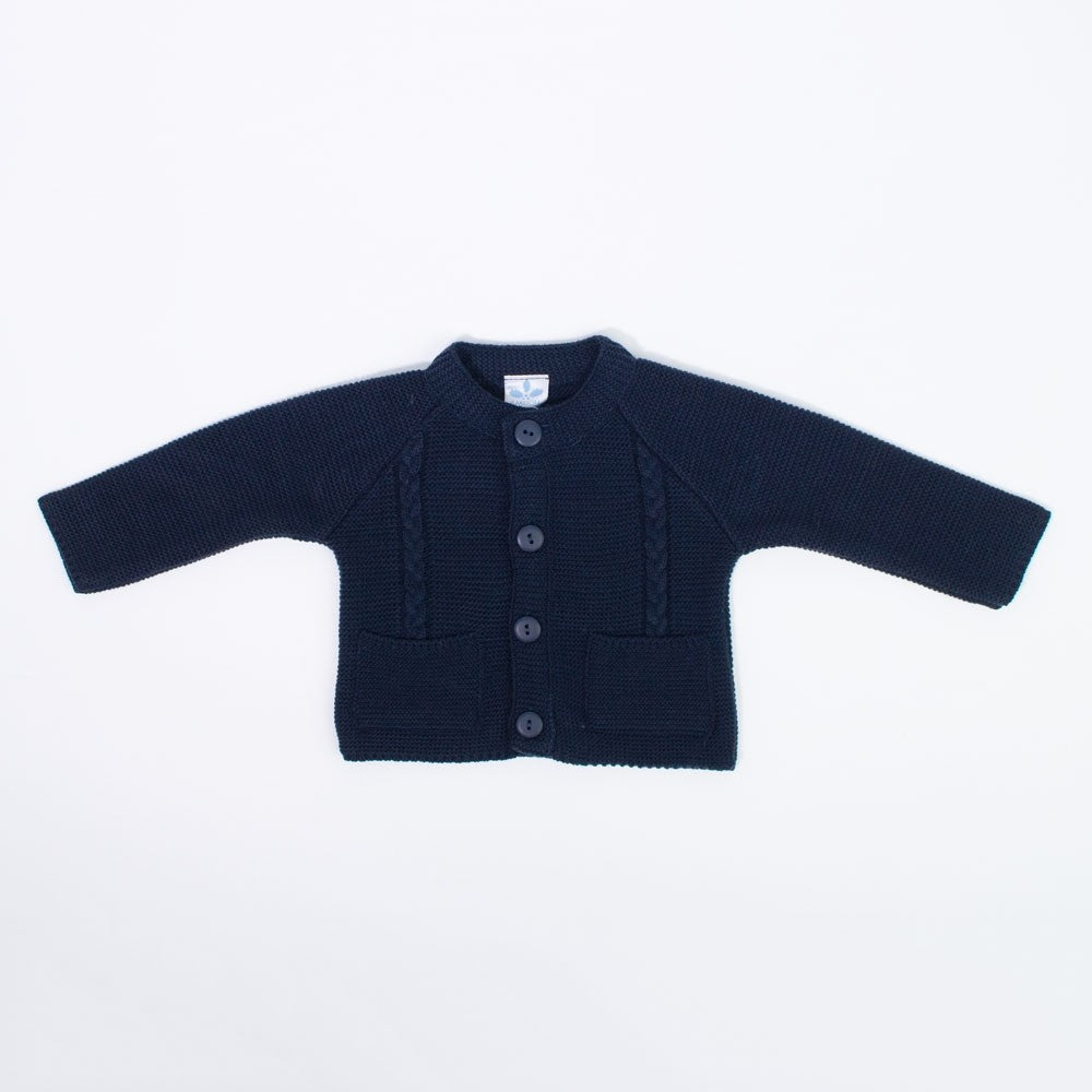 Cardigan Caldo Cotone Tessuto Antiallergico per Neonati SARDON MA249 - SARDON - LuxuryKids