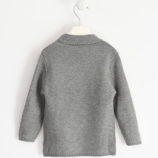 Cardigan doppio petto Misto Lana Bambino SARABANDA 1103 - SARABANDA - LuxuryKids