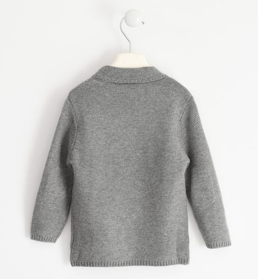 Cardigan doppio petto Misto Lana Neonato SARABANDA 1103 - SARABANDA - LuxuryKids