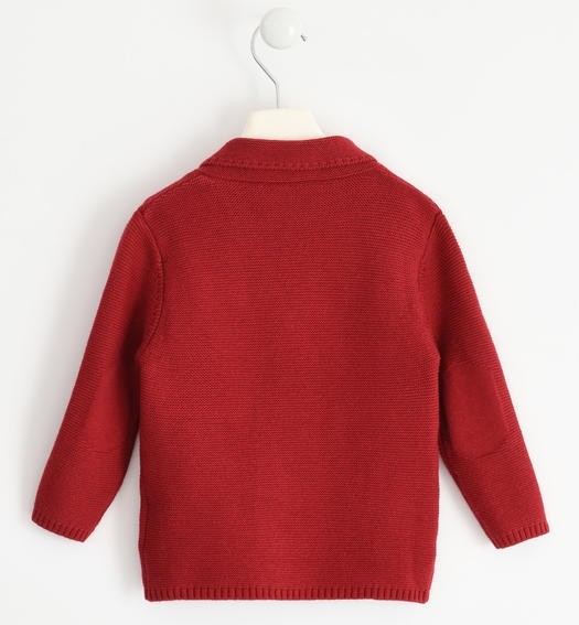 Cardigan doppio petto Misto Lana Neonato SARABANDA 1103 - SARABANDA - LuxuryKids