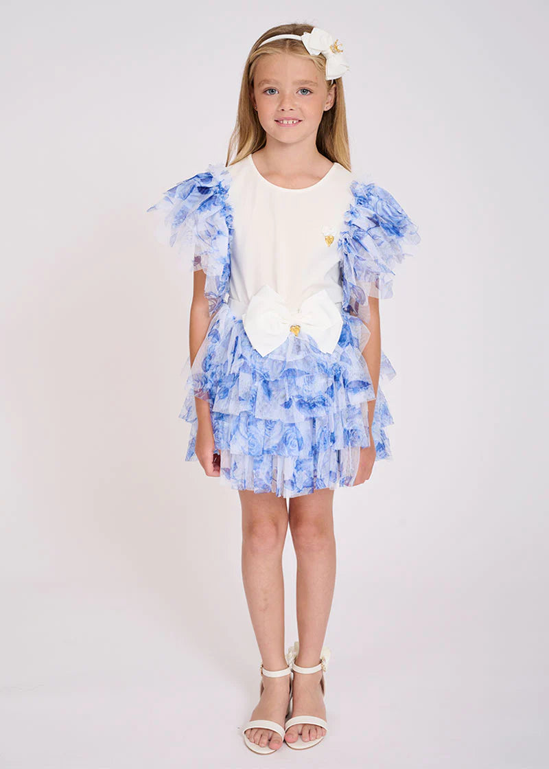 Gonna In Tulle Fantasia Floreale Bambina ANGEL'S FACE ABBIE - Angel's Face - Luxury Kids