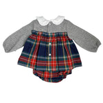 AbitoConCulotteScozzeseInCaldoCotoneNeonataYoedu2052Luxurykids_2