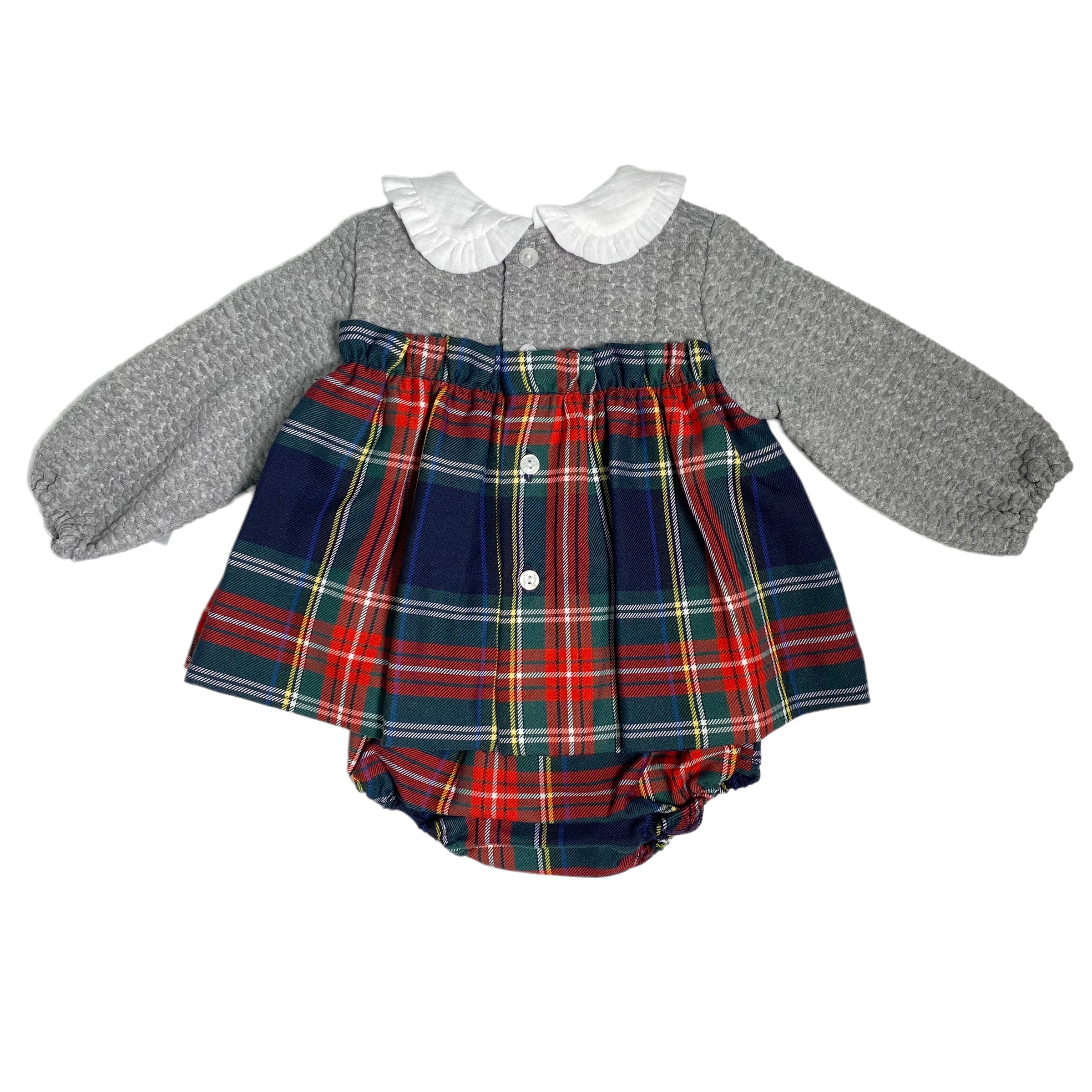 AbitoConCulotteScozzeseInCaldoCotoneNeonataYoedu2052Luxurykids_2