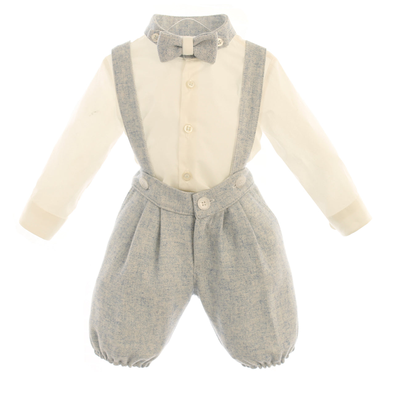 Completo 3 pezzi Elegante Cerimonia Neonato Celeste BUFI B1486 - BUFI - LuxuryKids