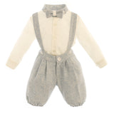 Completo 3 pezzi Elegante Cerimonia Neonato Celeste BUFI B1486 - BUFI - LuxuryKids