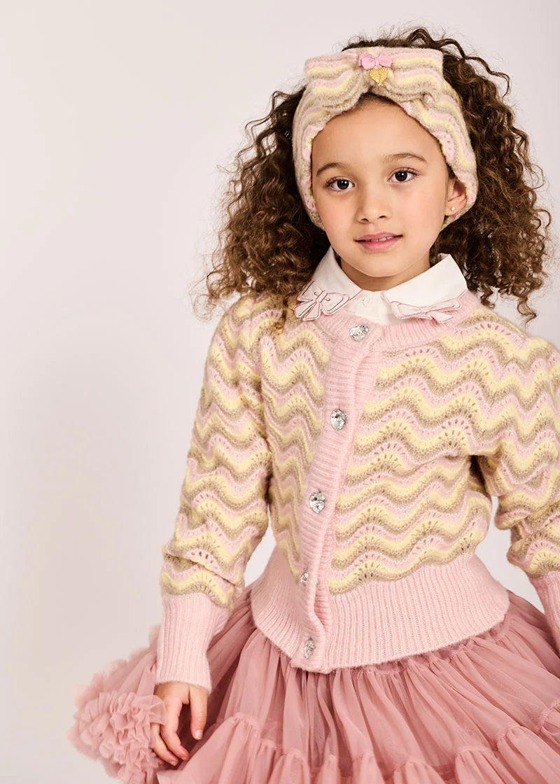 Cardigan In Misto Lana Multicolur Bambina ANGEL'S FACE BILLIE - Angel's Face - LuxuryKids