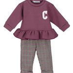 CompletoConPantaloneEFelpaBambinaCALAMARO17779Luxurykids