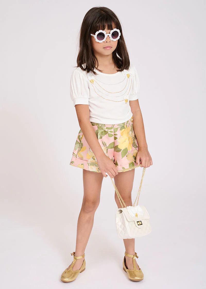 Shorts Stampati In Jacquard Bambina ANGEL'S FACE ELLA - Angel's Face - Luxury Kids