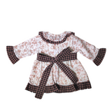 Abito Manica Lunga In Caldo Cotone Neonata BABY FASHION 528.3 - Baby Fashion - LuxuryKids