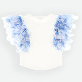 Maglia Con Maniche In Tulle Bambina ANGEL'S FACE LORETTA - Angel's Face - Luxury Kids