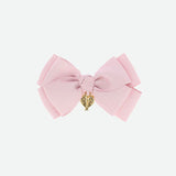 Pinzette mit metallischer Schleife und Krone für Mädchen-Engelsgesicht METALLICBIGBOW