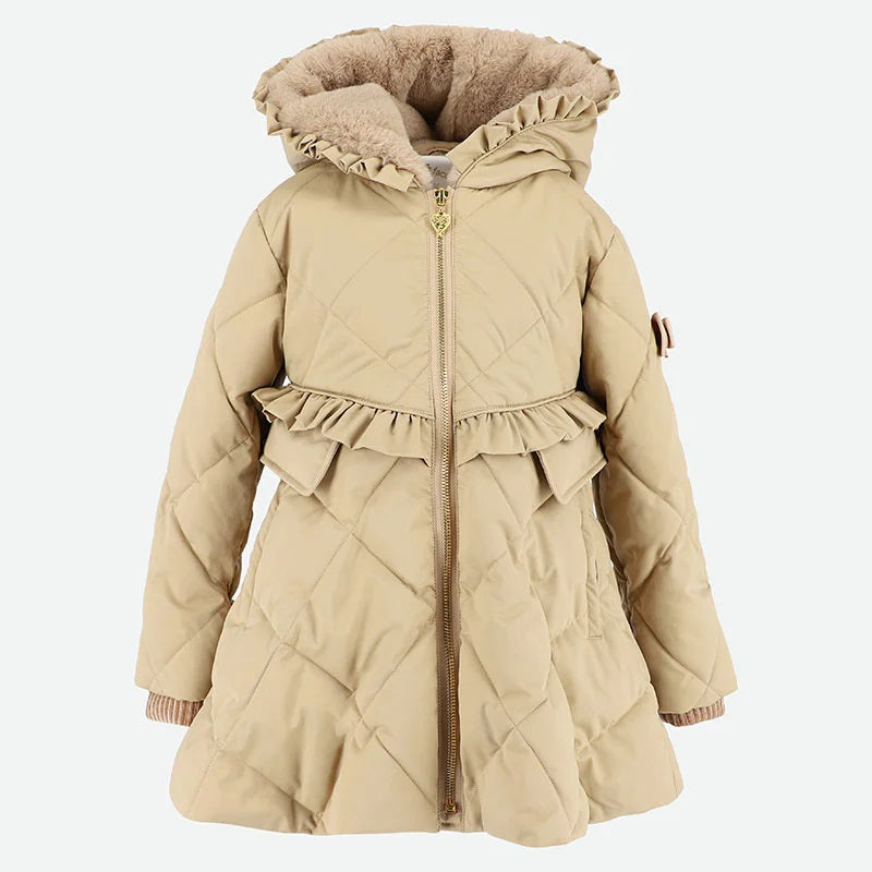 Cappotto Con Cappuccio Ed Ecopelliccia Bambina ANGEL'S FACE PEPPA - Angel's Face - LuxuryKids