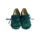 Scarpe Primi Passi Modello Francesina In Velluto Neonato RIZITOS E2119 - RIZITOS - LuxuryKids