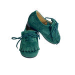 Scarpe Primi Passi Modello Francesina In Velluto Neonato RIZITOS E2119 - RIZITOS - LuxuryKids