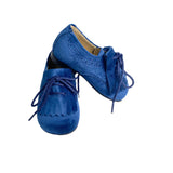 Scarpe Primi Passi Modello Francesina In Velluto Neonato RIZITOS E2119 - RIZITOS - LuxuryKids
