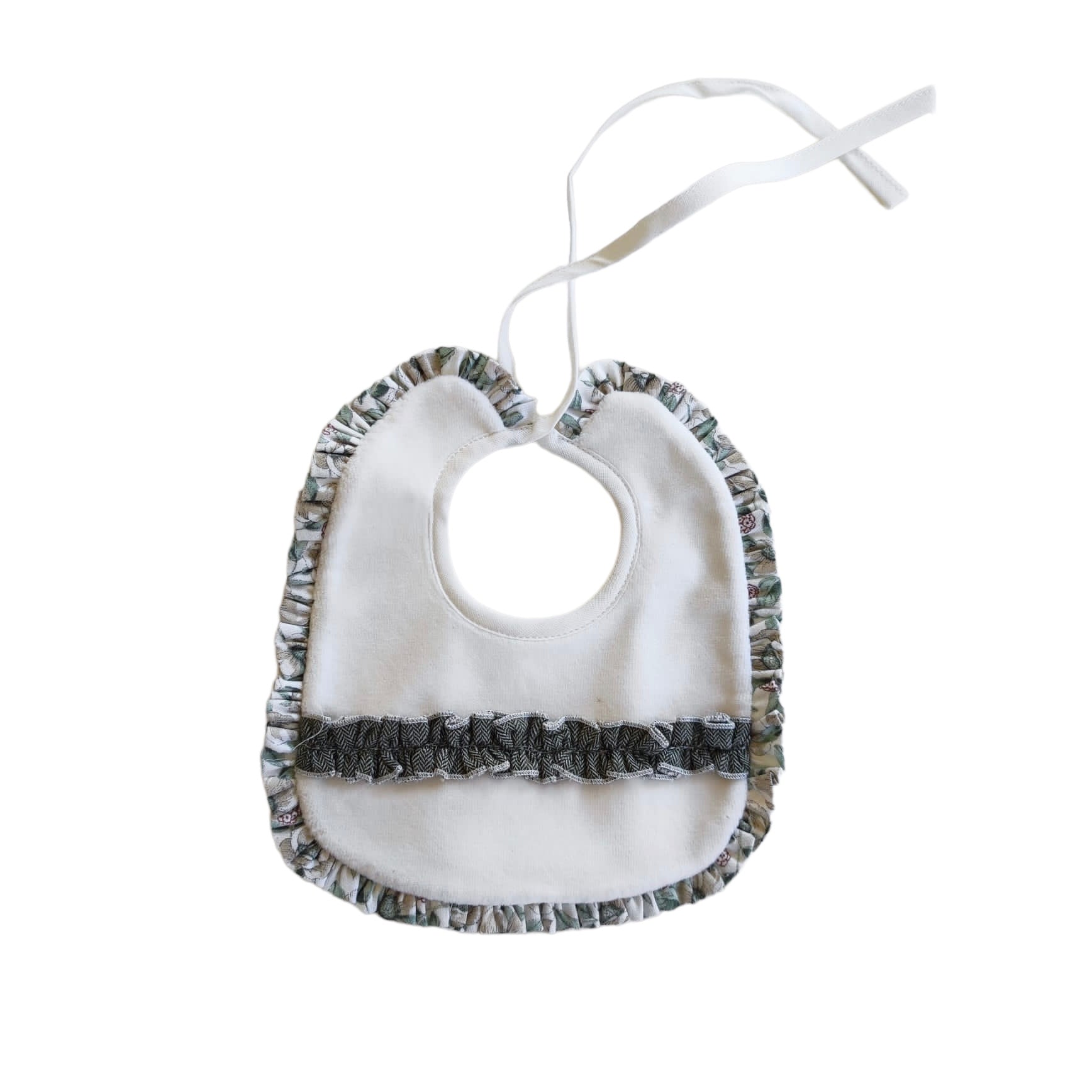 Bavetta In Ciniglia Neonata LA SARTORIA DEI PICCOLI LB201 - LA SARTORIA DEI PICCOLI - LuxuryKids