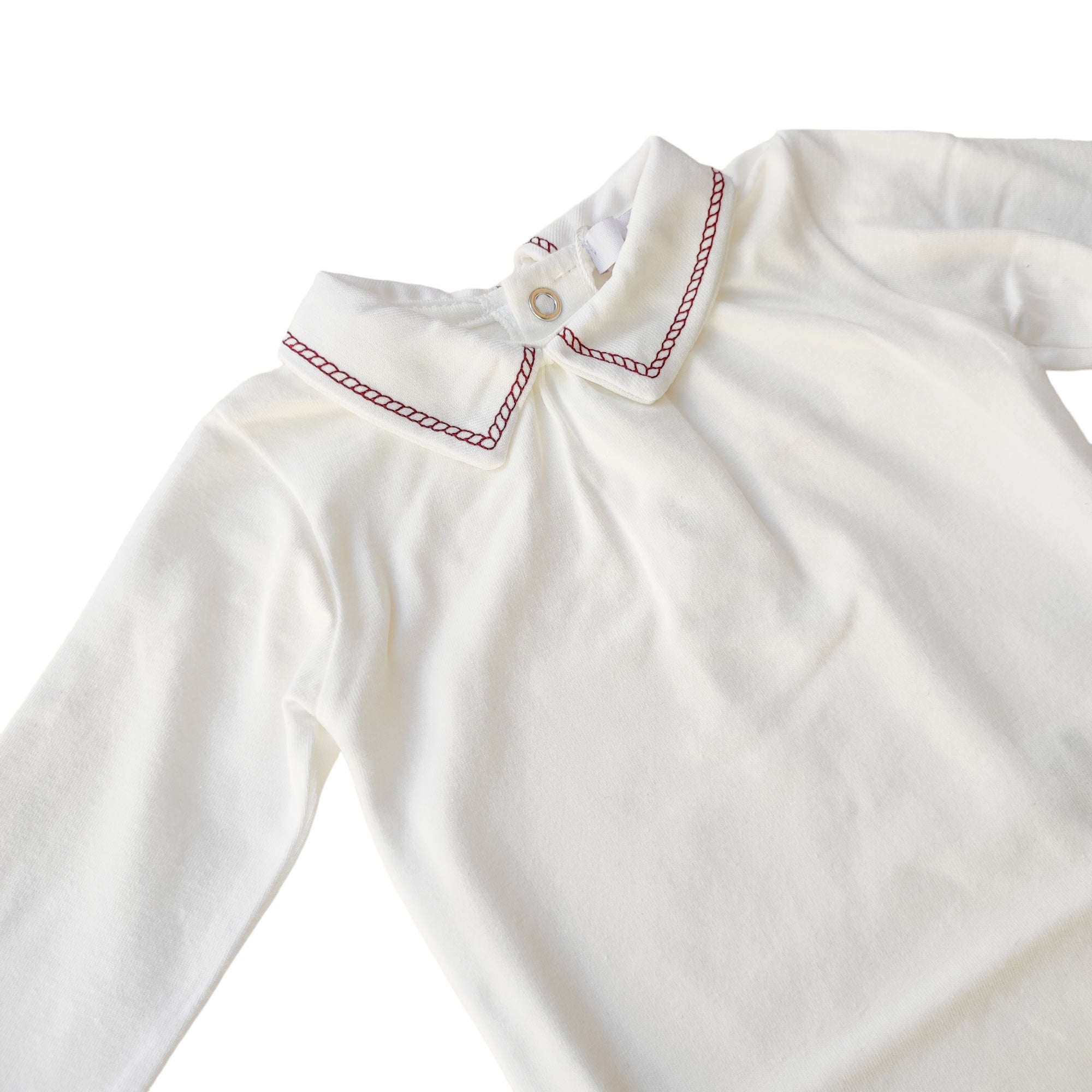 Body Manica Lunga In Caldo Cotone Neonato A&J 146 - A&J - LuxuryKids