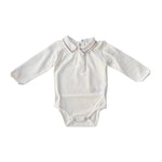 Body Manica Lunga In Caldo Cotone Neonato A&J 146 - A&J - LuxuryKids