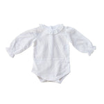 Camicia Body Plumetis In Cotone Manica Lunga Neonata BABY FASHION 056 - Baby Fashion - LuxuryKids