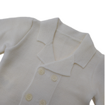 Cardigan Doppio petto in Lana Neonato BUFI B1562G - BUFI - LuxuryKids