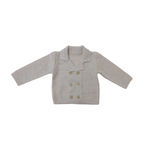 Cardigan Doppio petto in Lana Neonato BUFI B1562G - BUFI - LuxuryKids