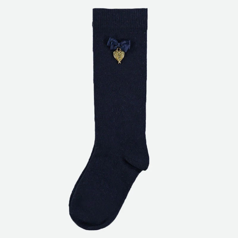 Calzini Alti Parigine In Caldo Cotone Bambina ANGEL'S FACE SOCKS - Angel's Face - LuxuryKids